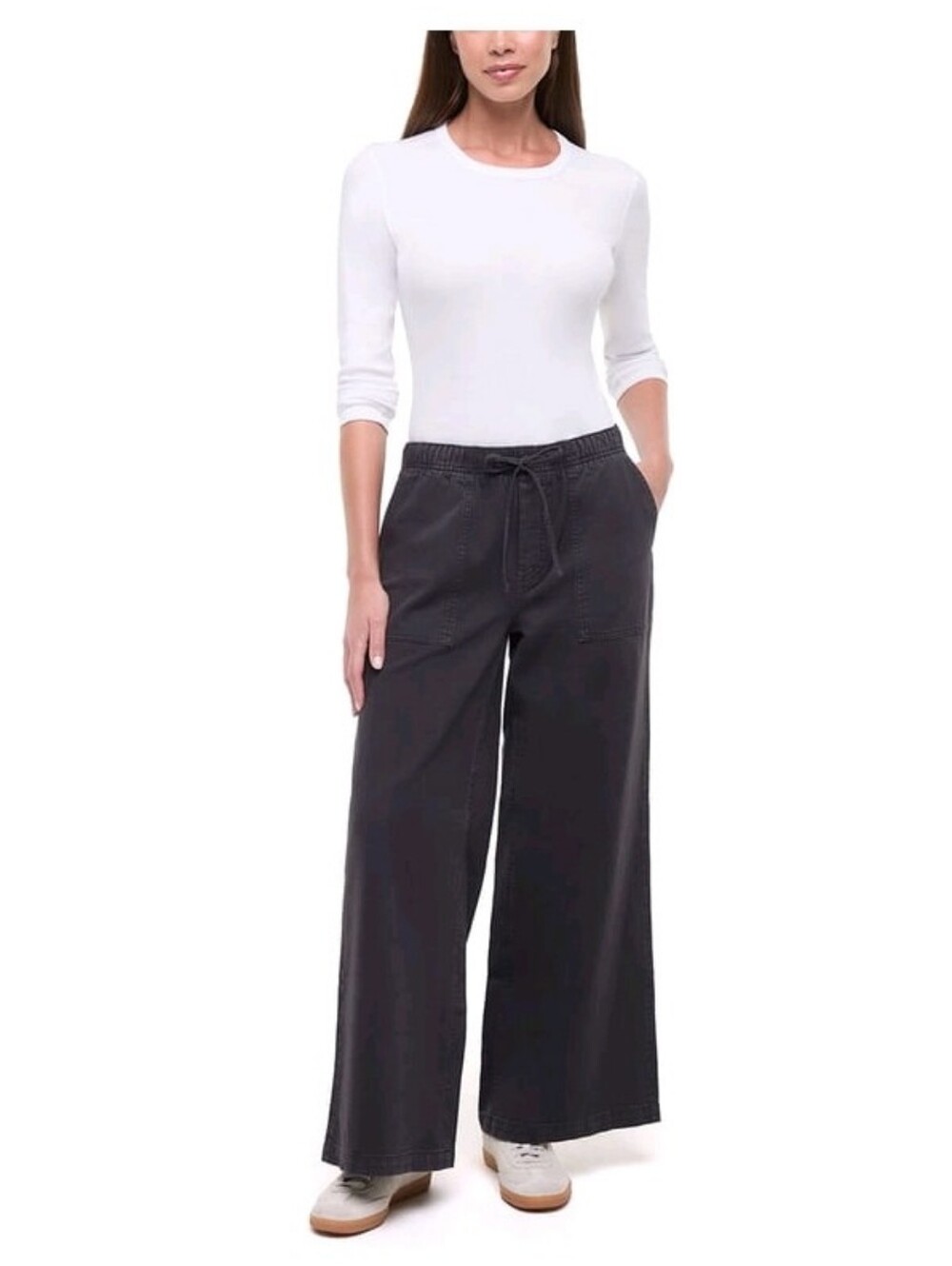 (6) Gap Ladies  Drawstring Twill Pants